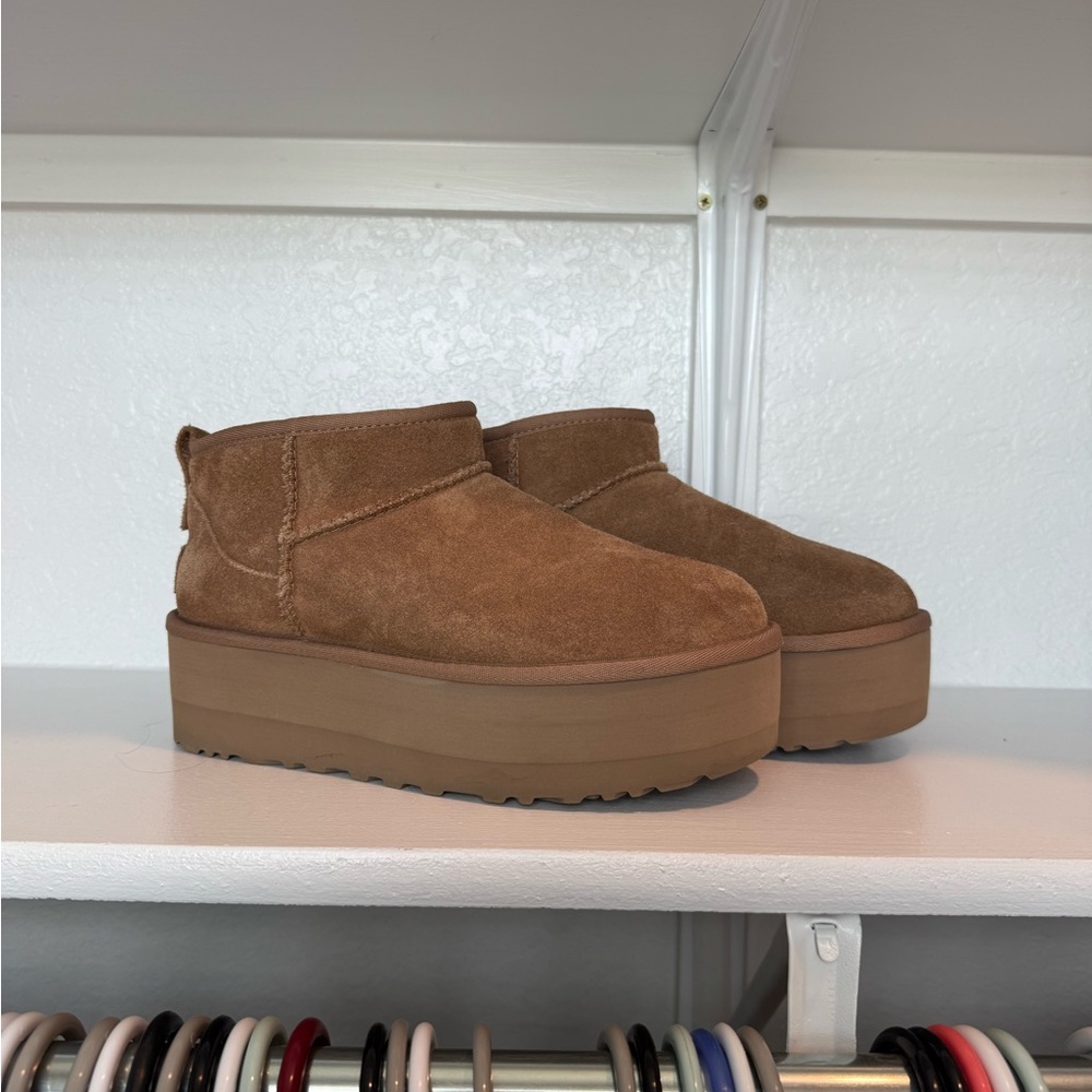UGG Classic Ultra Mini Platform Chestnut